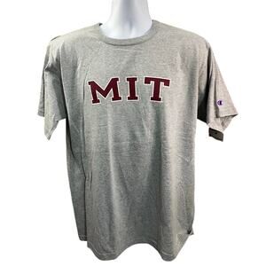 NEW Champion Fieldhouse MIT T Shirt Mens Size L Maroon Red Ivy League